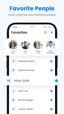 Contacts android App screenshot 2