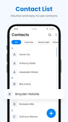 Contacts android App screenshot 4